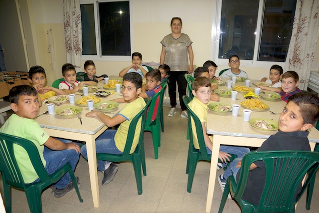 Rania with the boys of BBH2